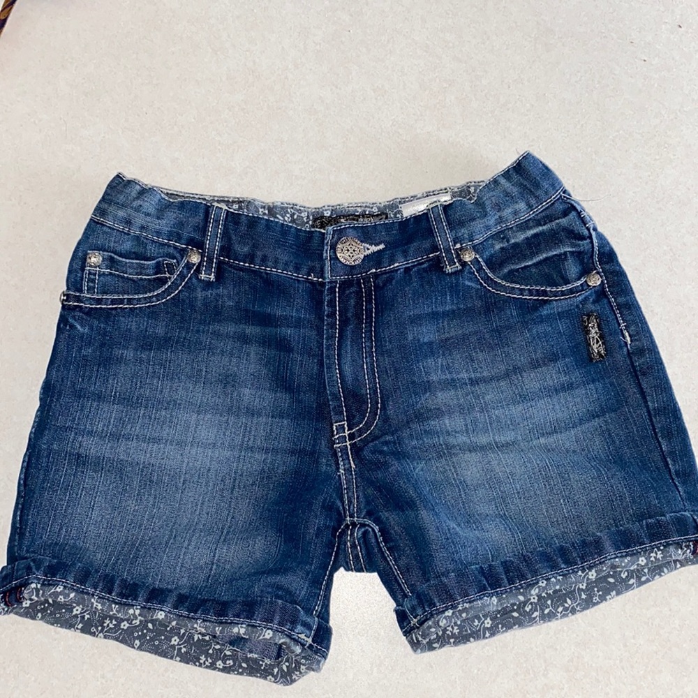 Girls Silver shorts